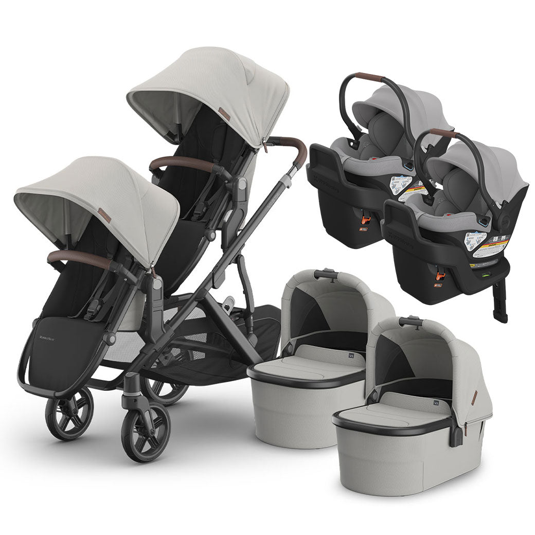 Vista V3 Twin Stroller + Aria Travel System