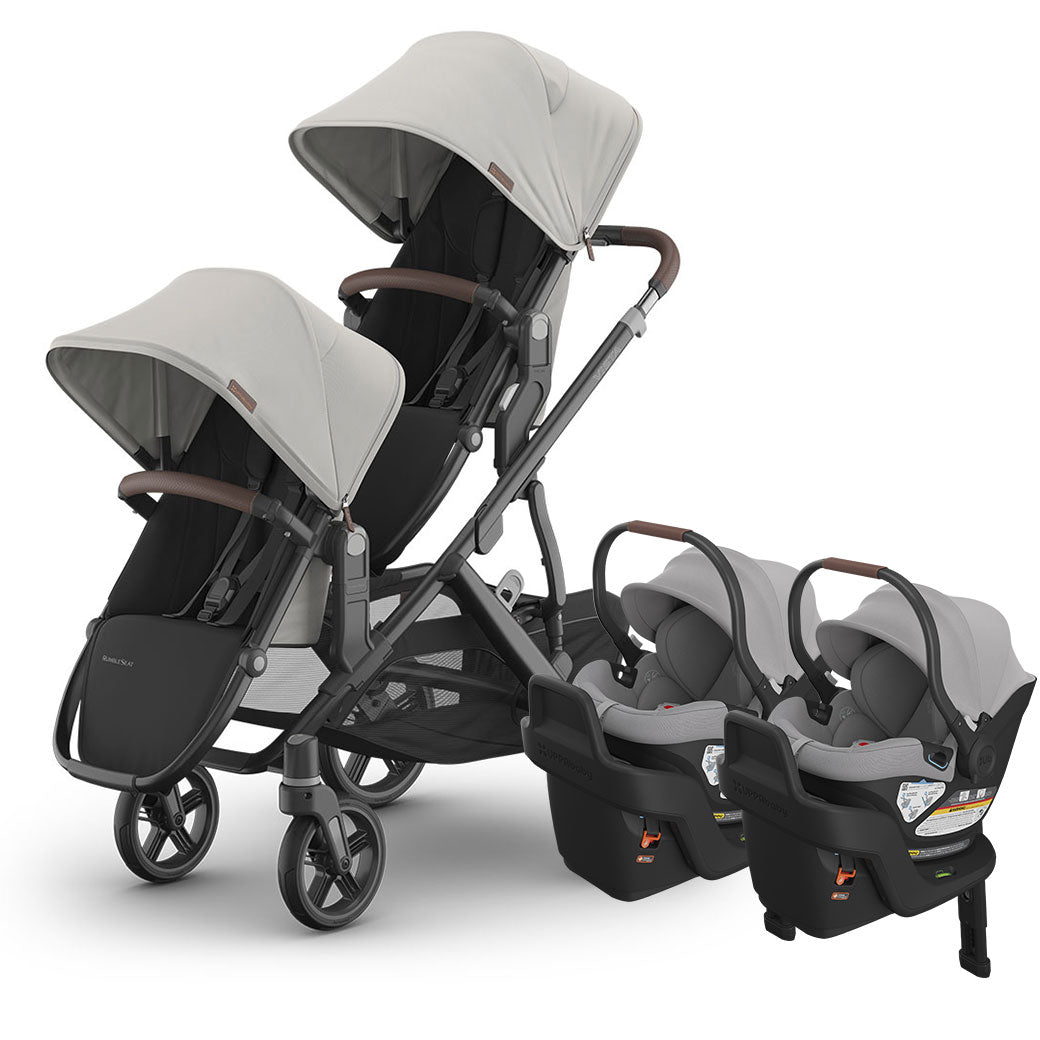 Vista V3 Twin Stroller + Aria Travel System