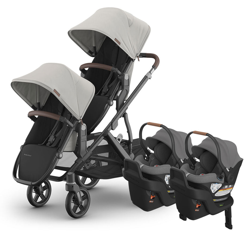 Vista V3 Twin Stroller + Aria Travel System