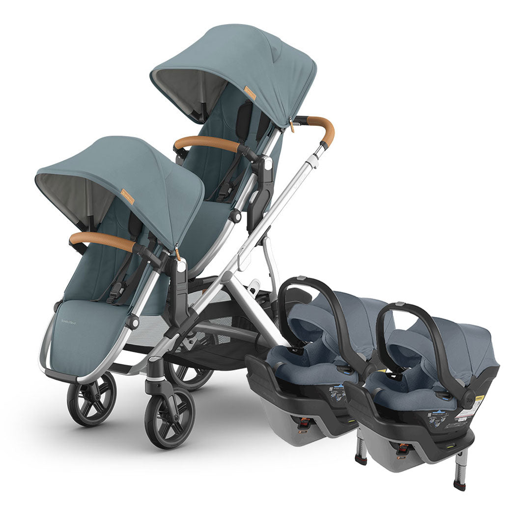 Vista V3 Twin Stroller + MESA Series Travel System