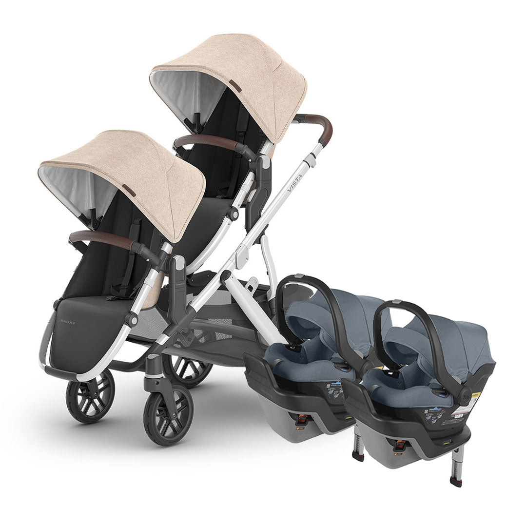 Vista V3 Twin Stroller + MESA Series Travel System