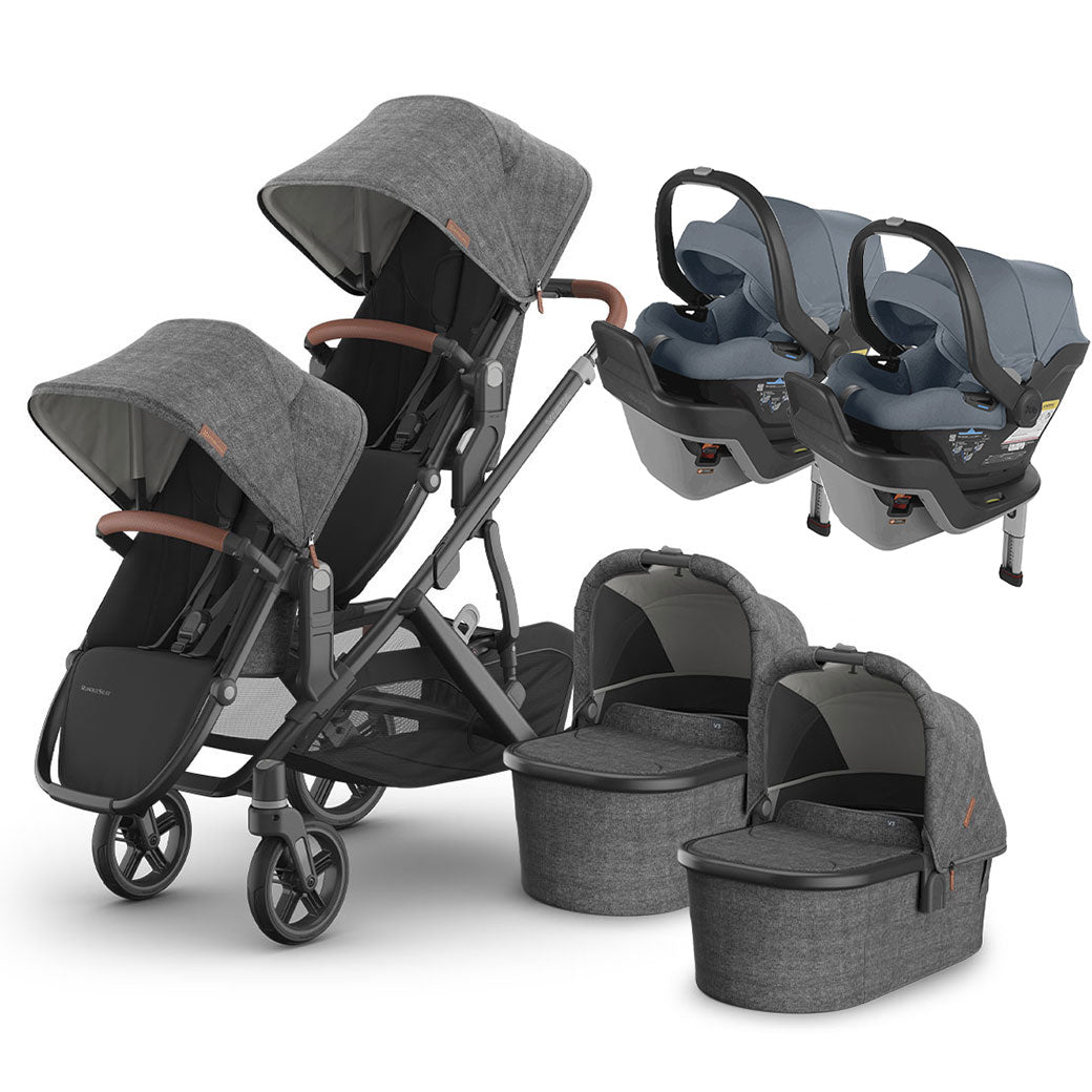 Vista V3 Twin Stroller + MESA Series Travel System