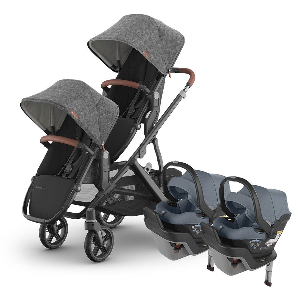 Vista V3 Twin Stroller + MESA Series Travel System