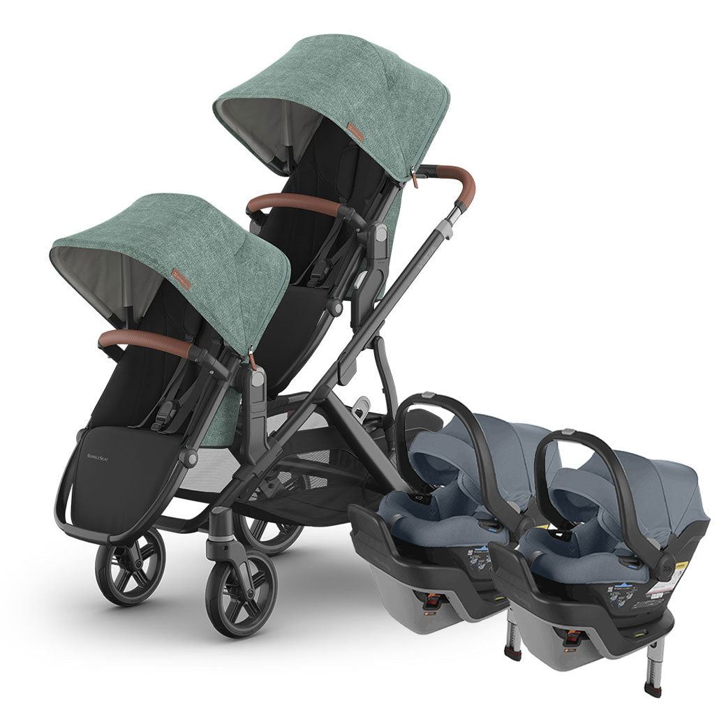 Vista V3 Twin Stroller + MESA Series Travel System