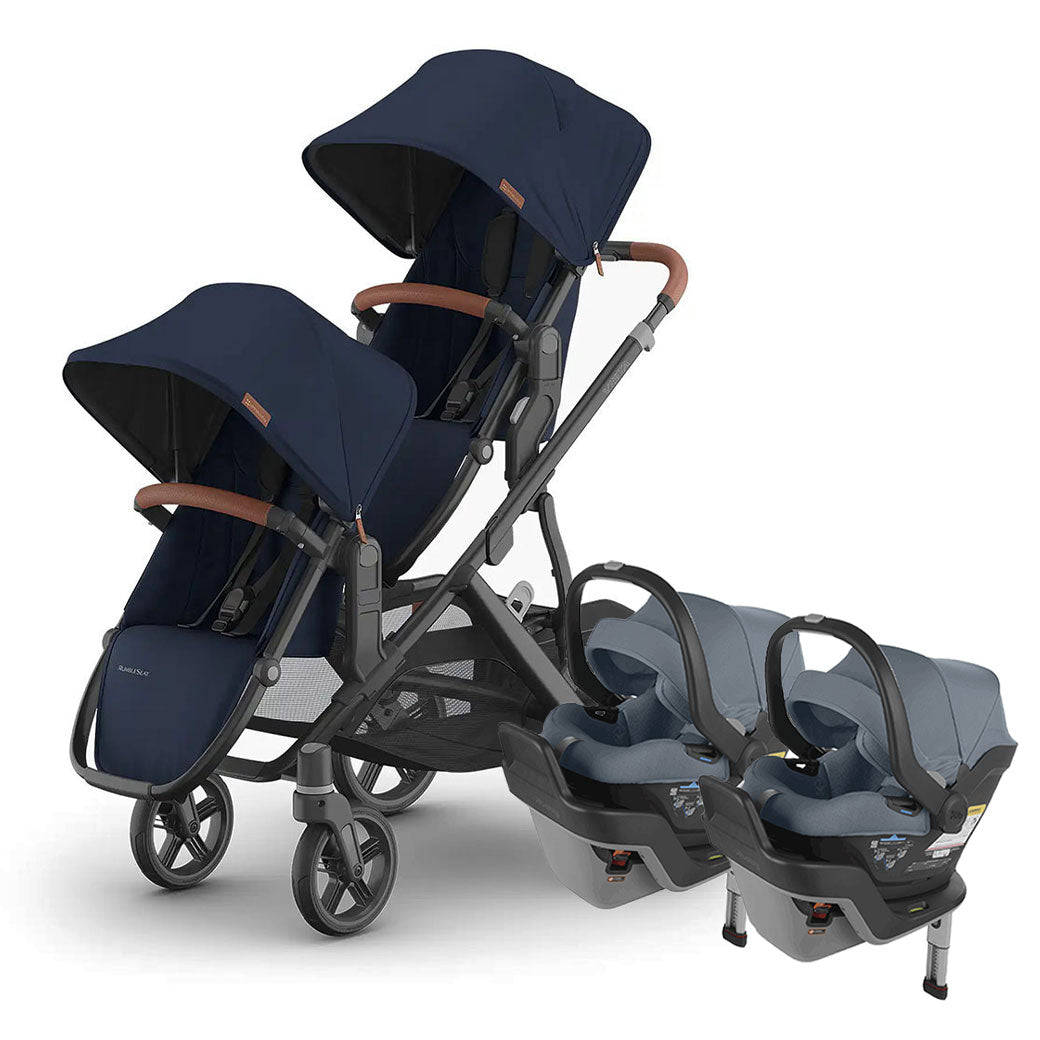 Vista V3 Twin Stroller + MESA Series Travel System