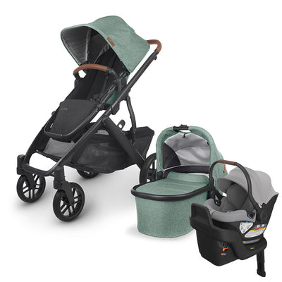 UPPAbaby VISTA V2 Travel System in -- Color_Gwen _ Aria _ Anthony