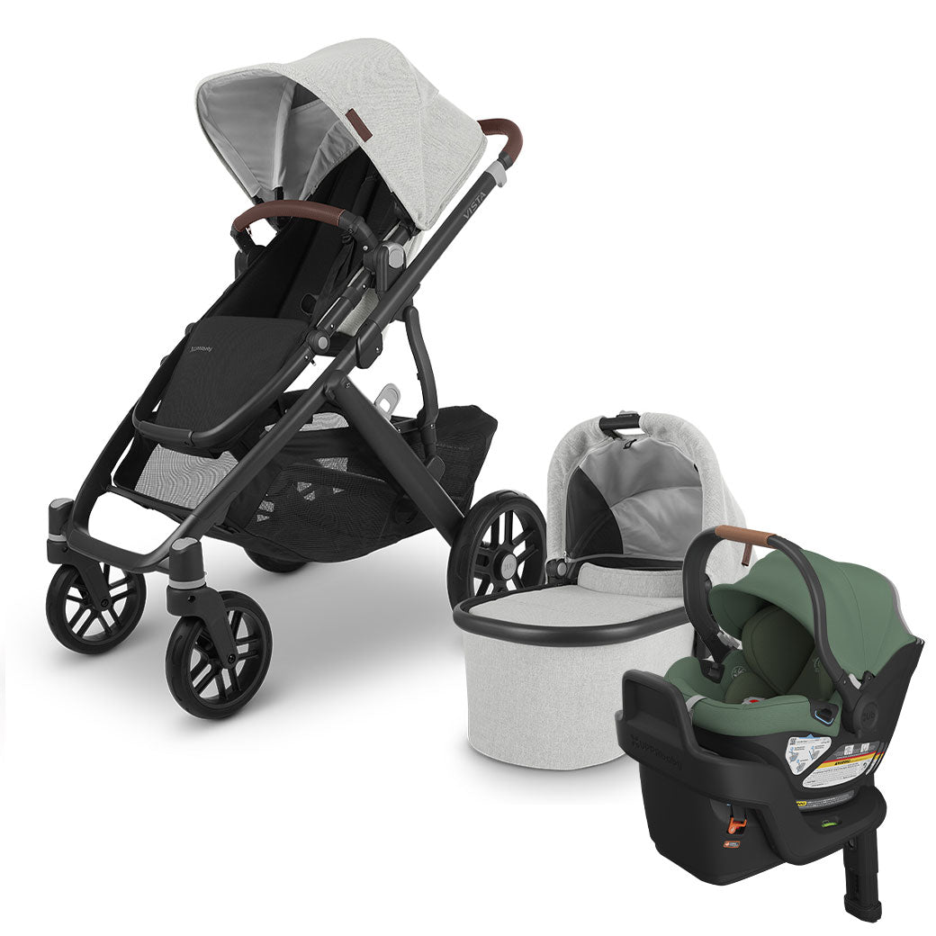 UPPAbaby VISTA V2 Travel System in -- Color_Anthony _ Aria _ Gwen