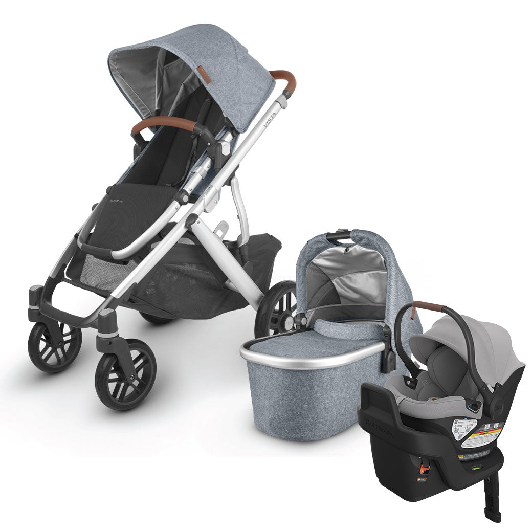 UPPAbaby VISTA V2 Travel System in -- Color_Gregory _ Aria _ Anthony