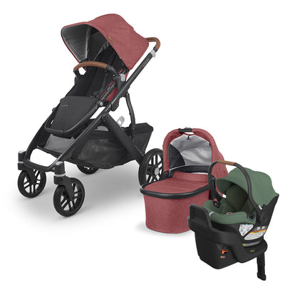 UPPAbaby VISTA V2 Travel System in -- Color_Lucy _ Aria _ Gwen