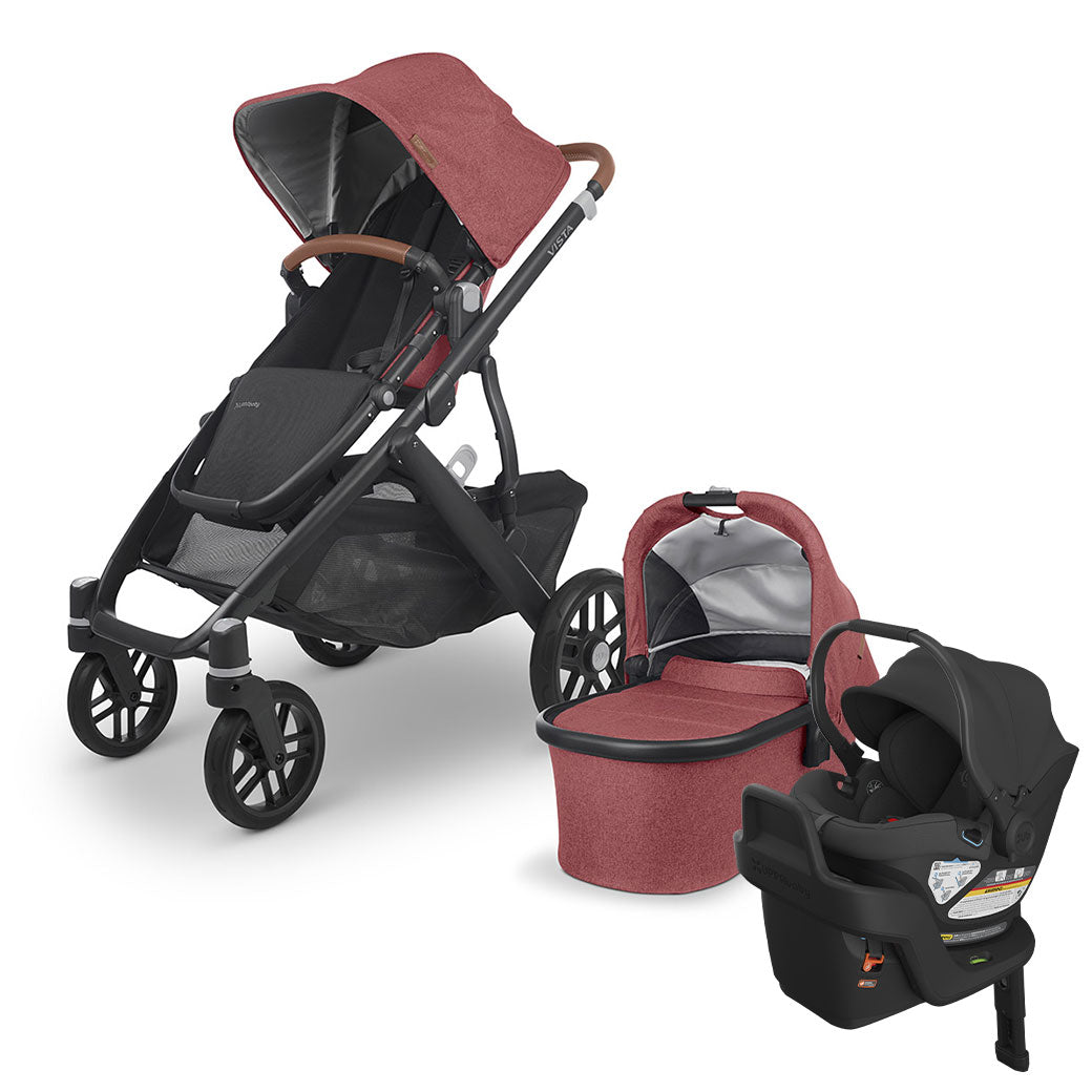 UPPAbaby VISTA V2 Travel System in -- Color_Lucy _ Aria _ Jake