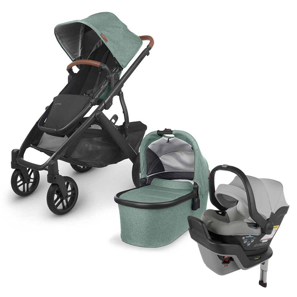 UPPAbaby VISTA V2 Travel System in -- Color_Gwen _ MESA Max _ Anthony