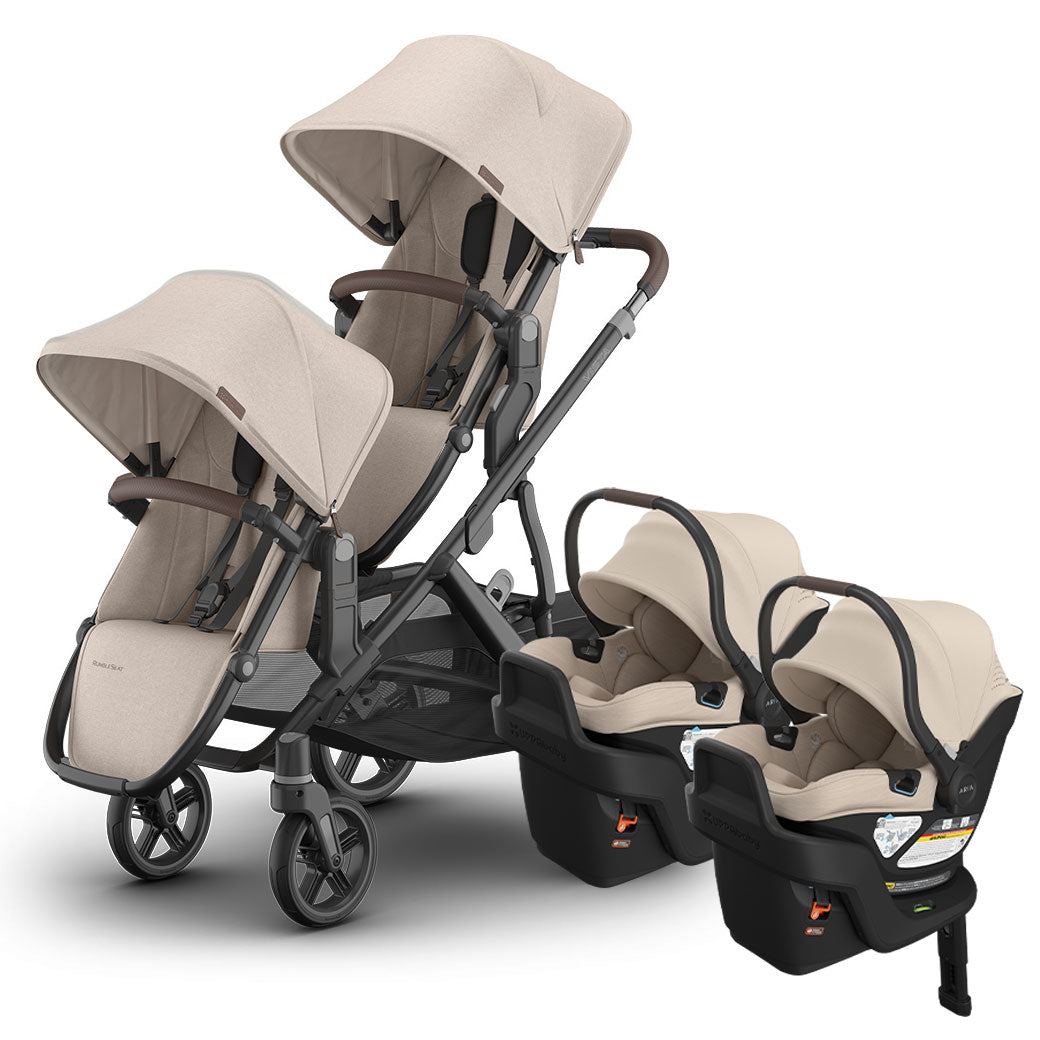Vista V3 Twin Stroller + Aria V2 Travel System