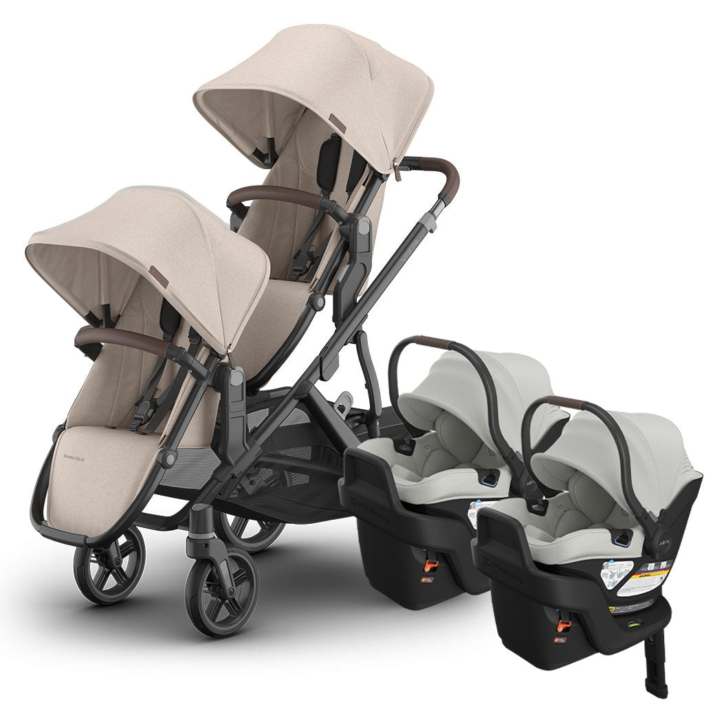 Vista V3 Twin Stroller + Aria V2 Travel System