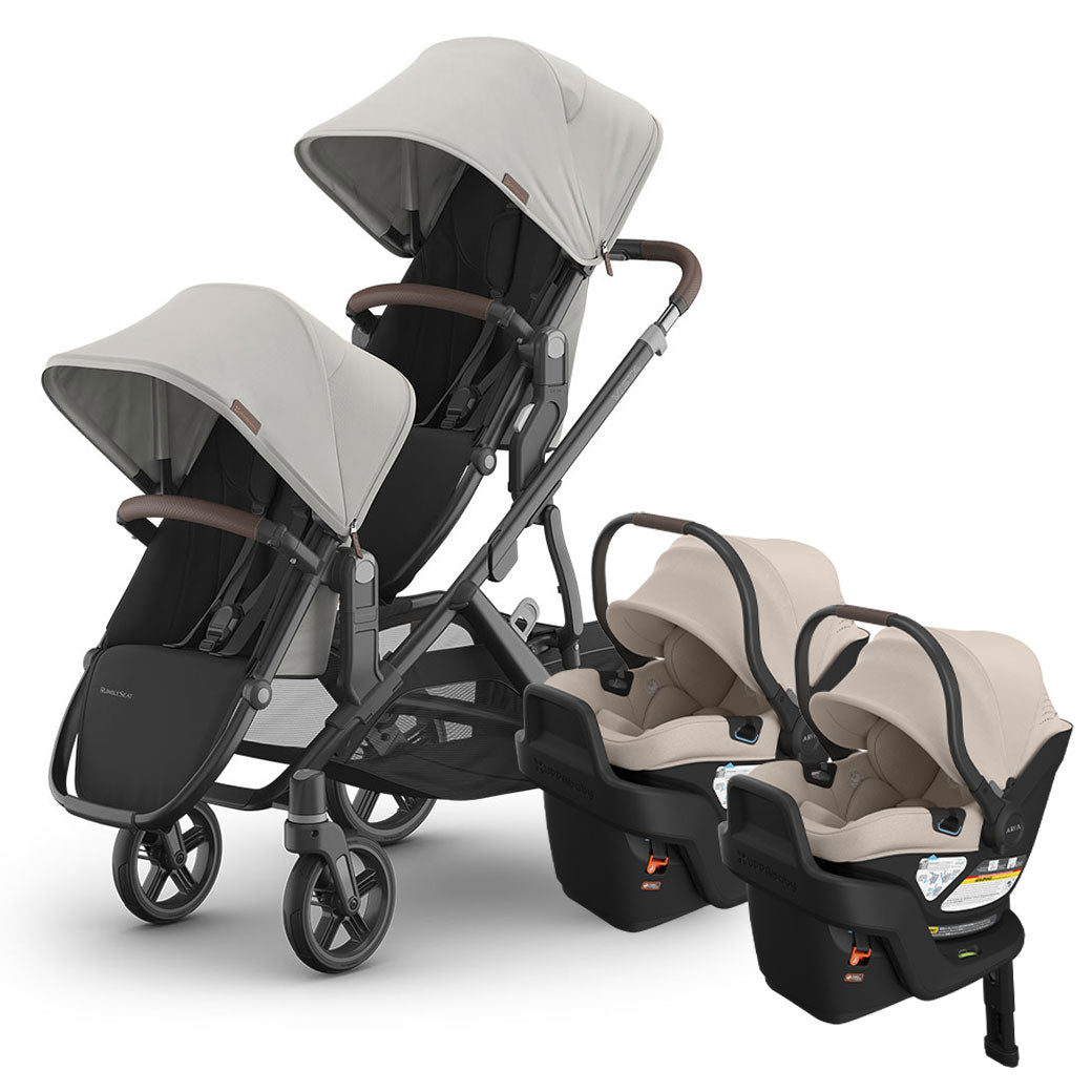 Vista V3 Twin Stroller + Aria V2 Travel System