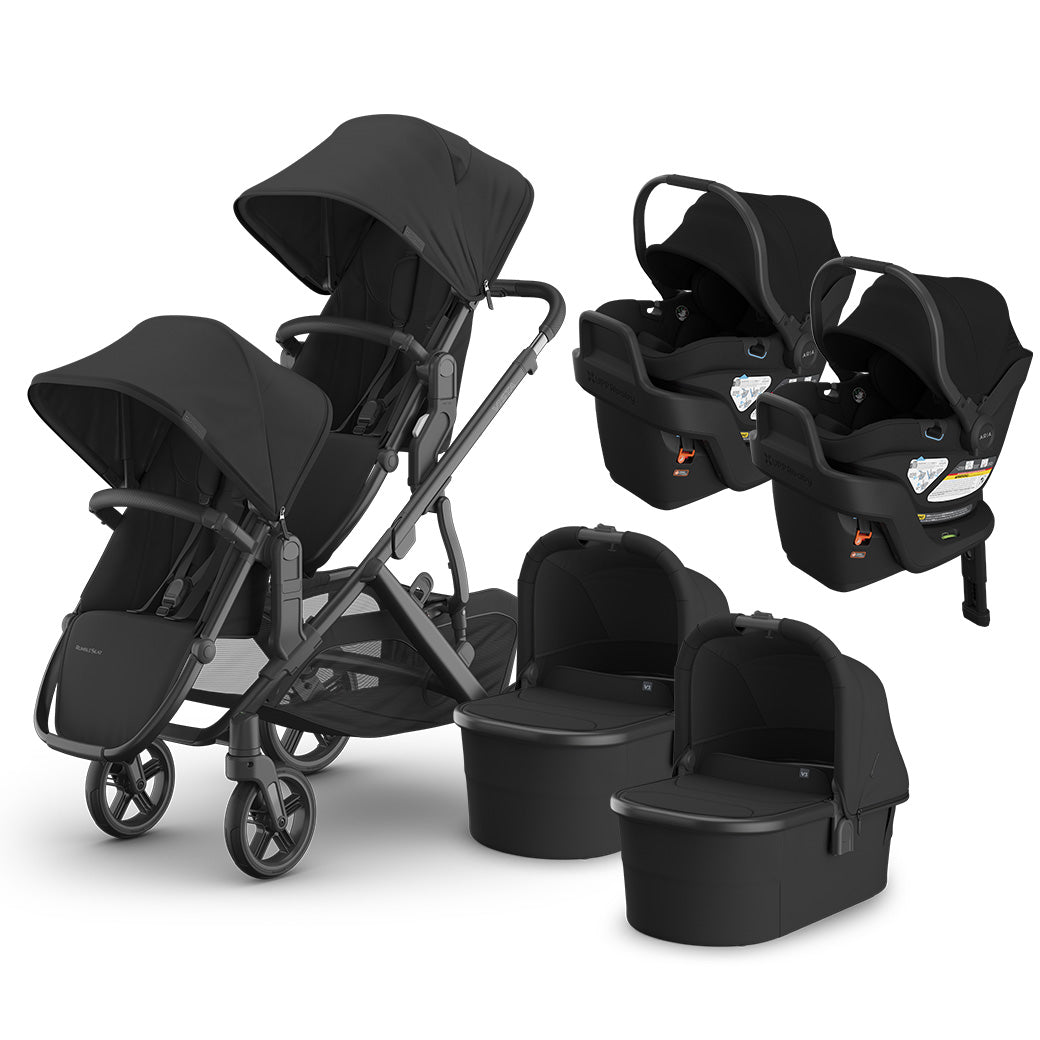 Vista V3 Twin Stroller + Aria V2 Travel System