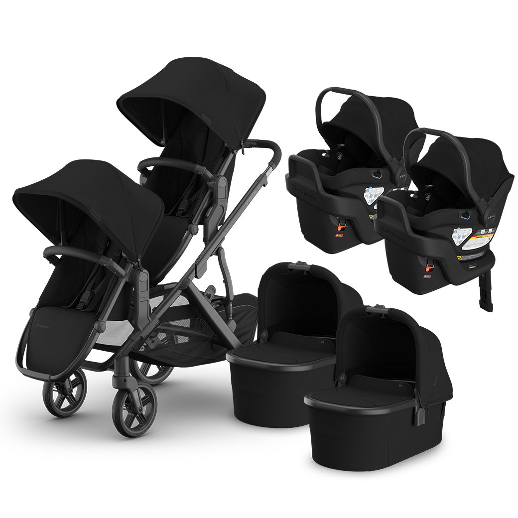 Vista V3 Twin Stroller + Aria V2 Travel System