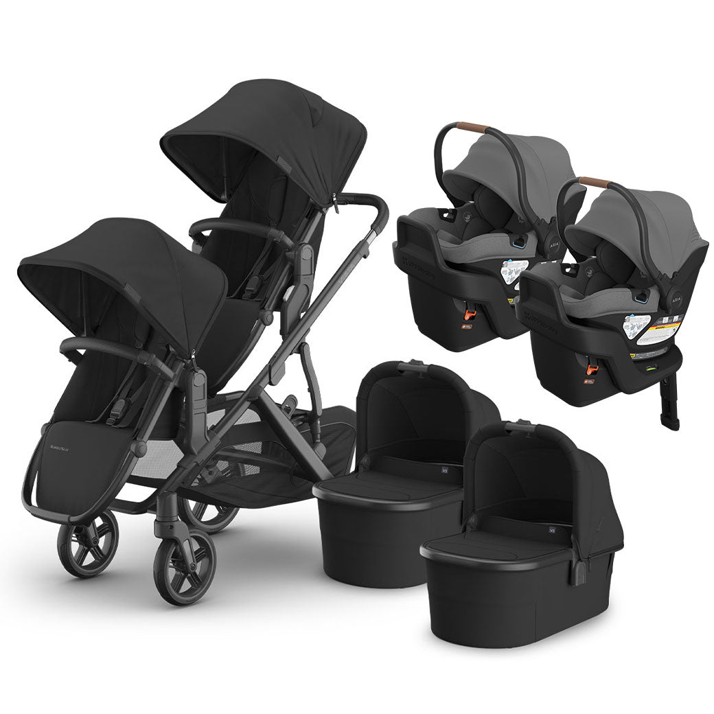 Vista V3 Twin Stroller + Aria V2 Travel System