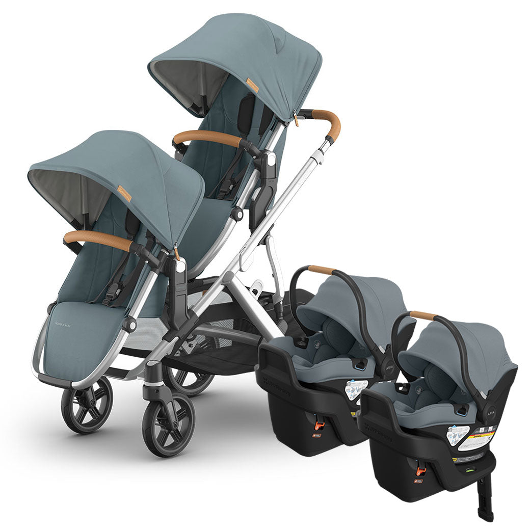 Vista V3 Twin Stroller + Aria V2 Travel System