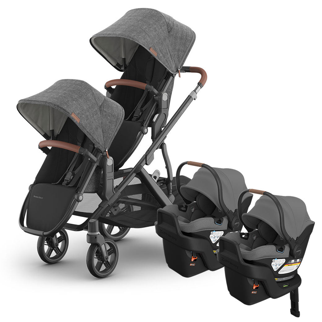 Vista V3 Twin Stroller + Aria V2 Travel System