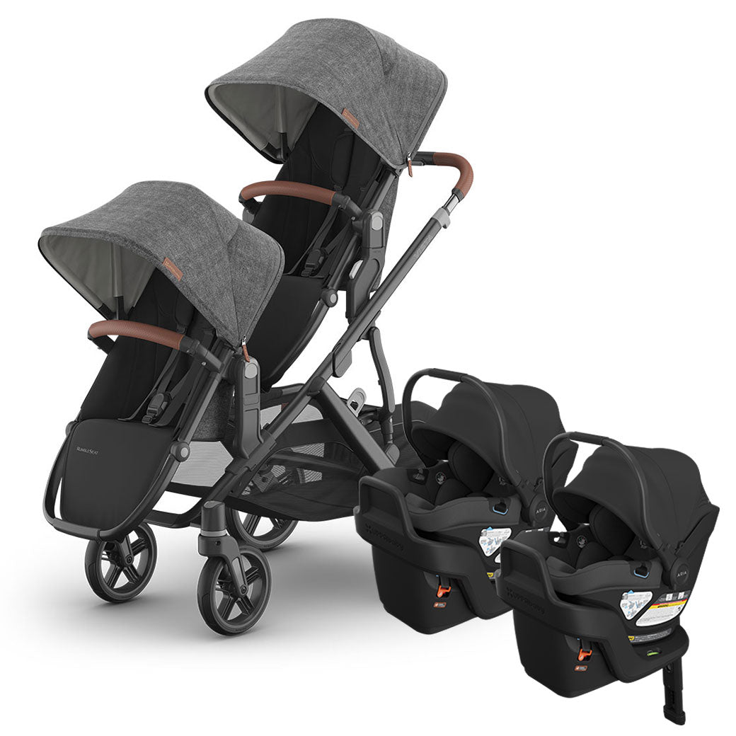 Vista V3 Twin Stroller + Aria V2 Travel System