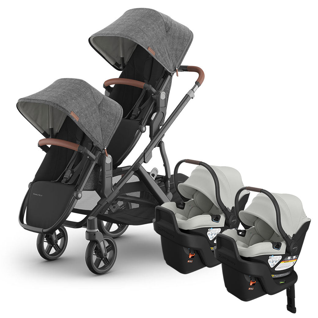 Vista V3 Twin Stroller + Aria V2 Travel System