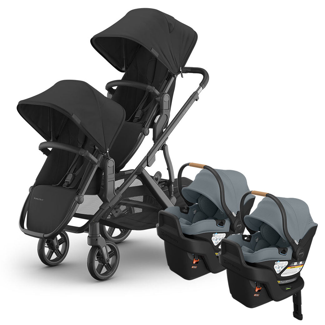 Vista V3 Twin Stroller + Aria V2 Travel System