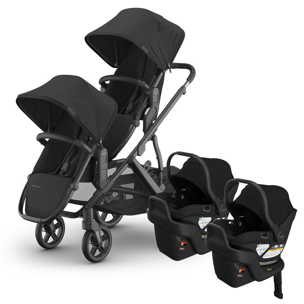 Vista V3 Twin Stroller + Aria V2 Travel System