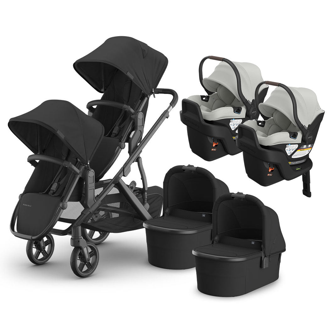 Vista V3 Twin Stroller + Aria V2 Travel System