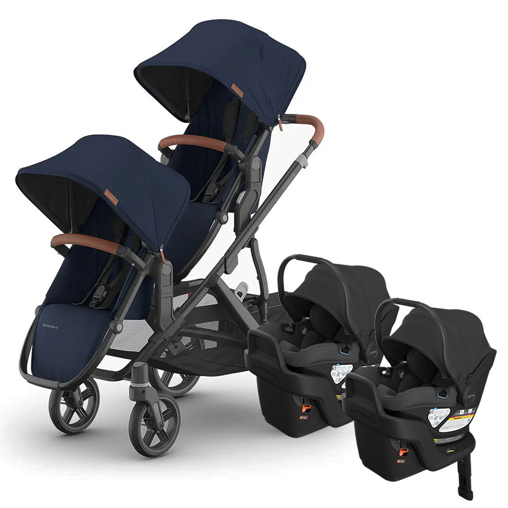 Vista V3 Twin Stroller + Aria V2 Travel System
