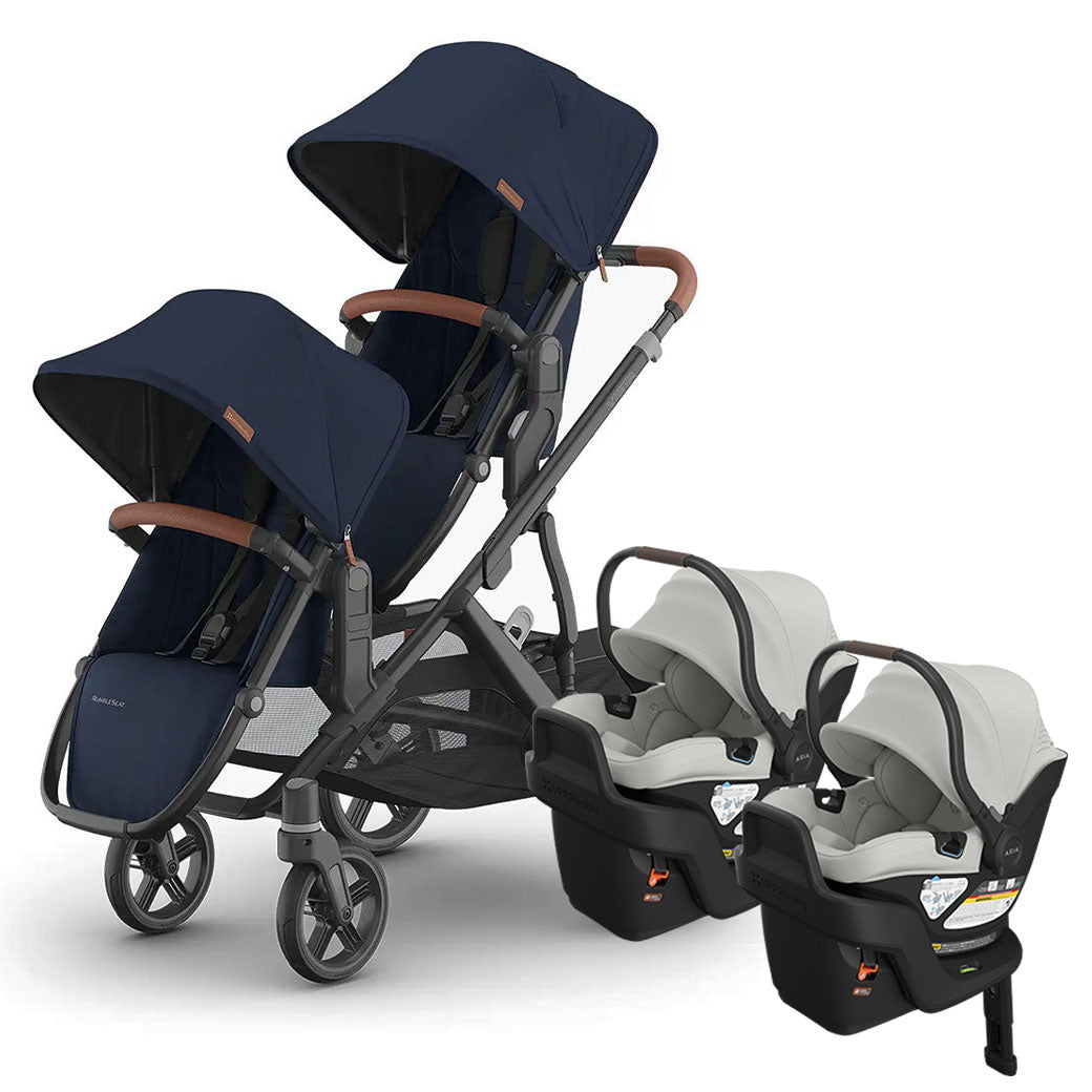 Vista V3 Twin Stroller + Aria V2 Travel System