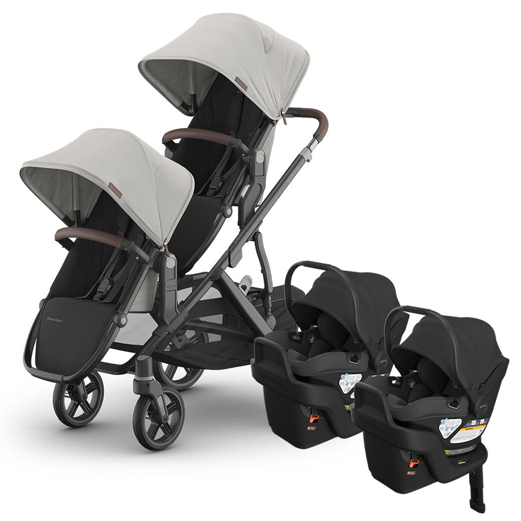 Vista V3 Twin Stroller + Aria V2 Travel System