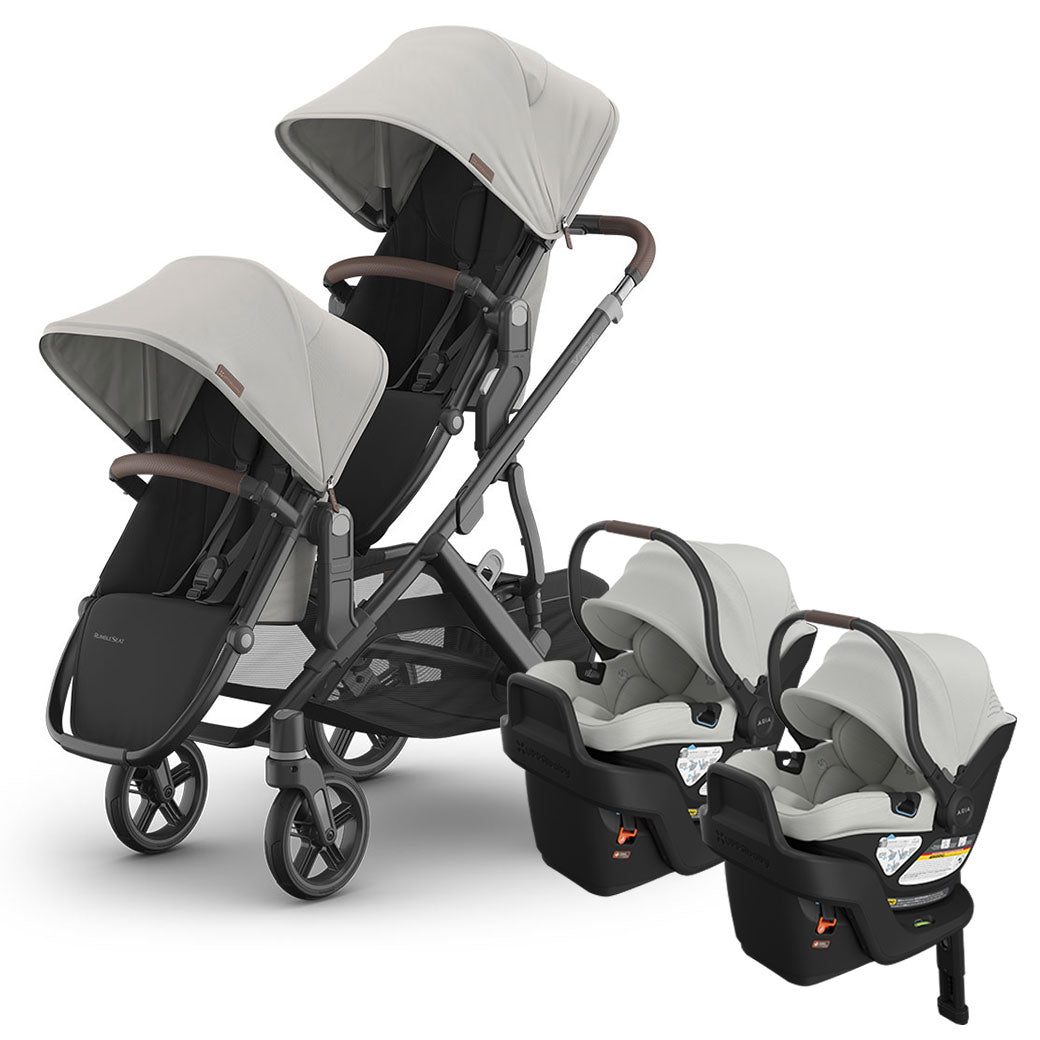 Vista V3 Twin Stroller + Aria V2 Travel System