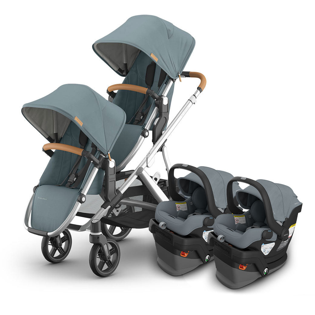Vista V3 Twin Stroller + MESA Series Travel System