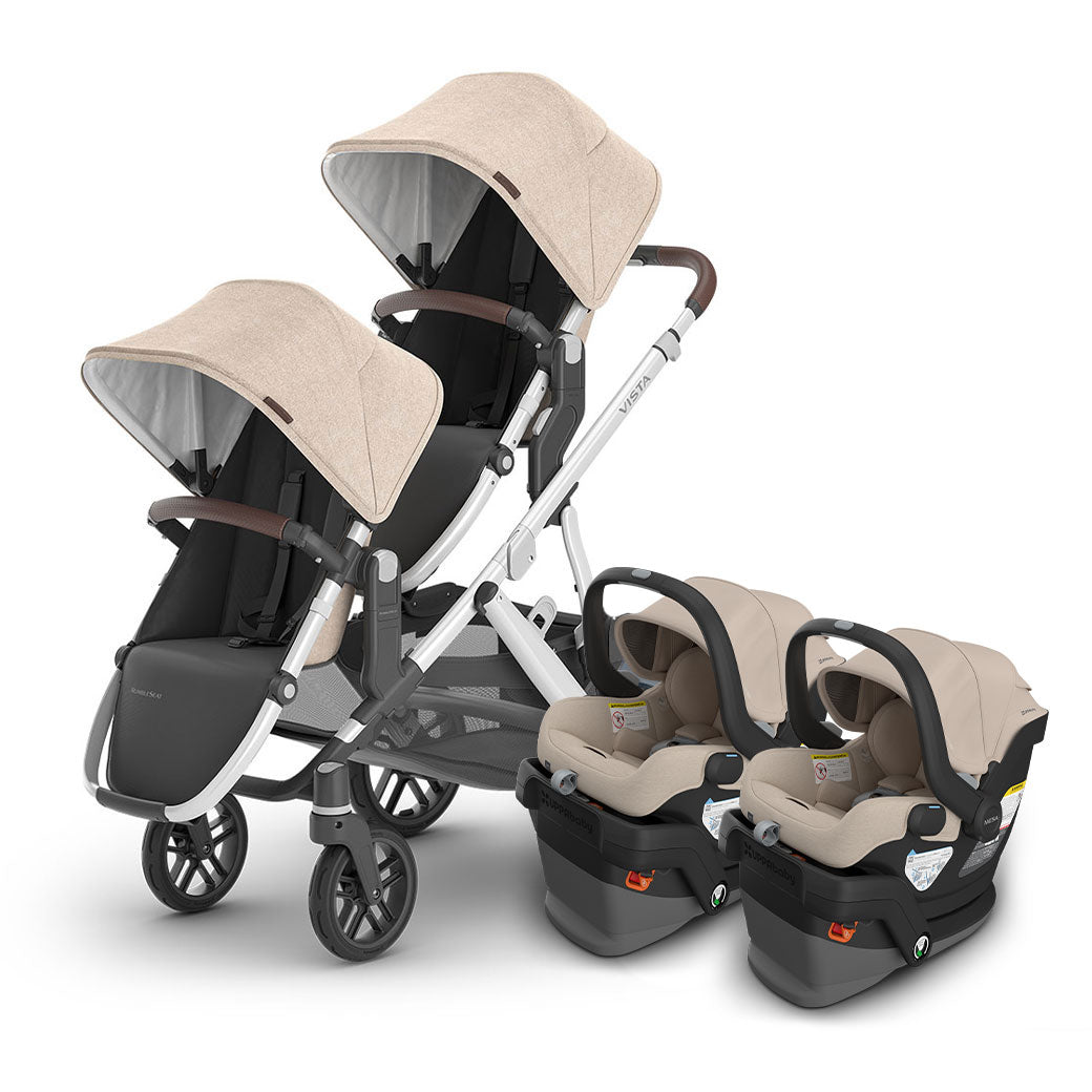 Vista V3 Twin Stroller + MESA Series Travel System