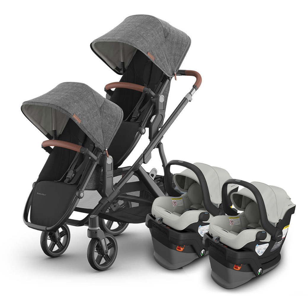 Vista V3 Twin Stroller + MESA Series Travel System