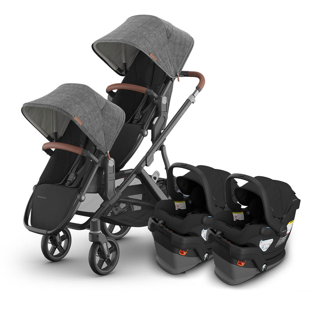 Vista V3 Twin Stroller + MESA Series Travel System