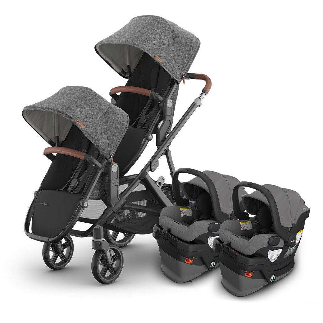 Vista V3 Twin Stroller + MESA Series Travel System