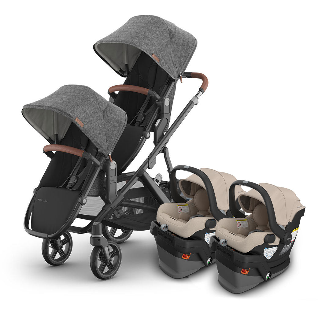 Vista V3 Twin Stroller + MESA Series Travel System
