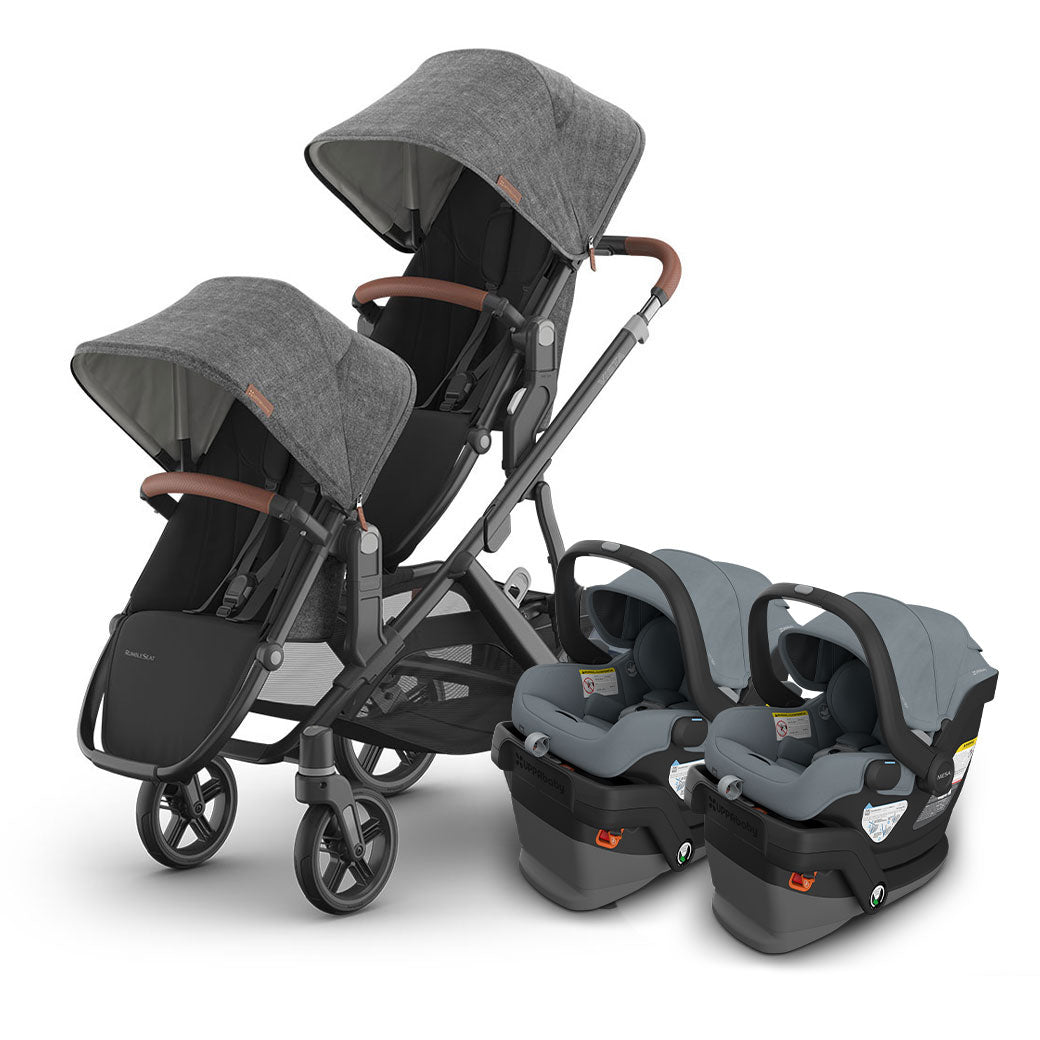 Vista V3 Twin Stroller + MESA Series Travel System