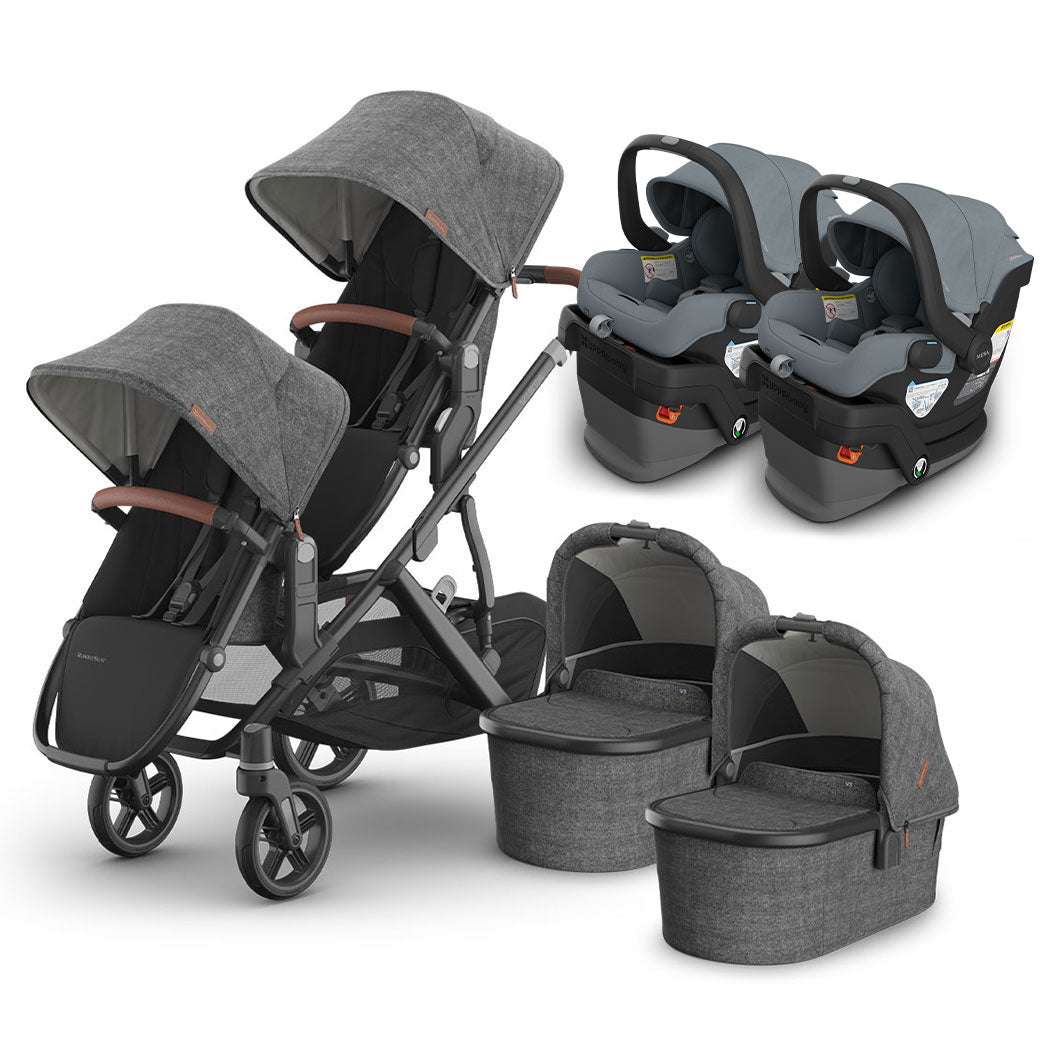 Vista V3 Twin Stroller + MESA Series Travel System