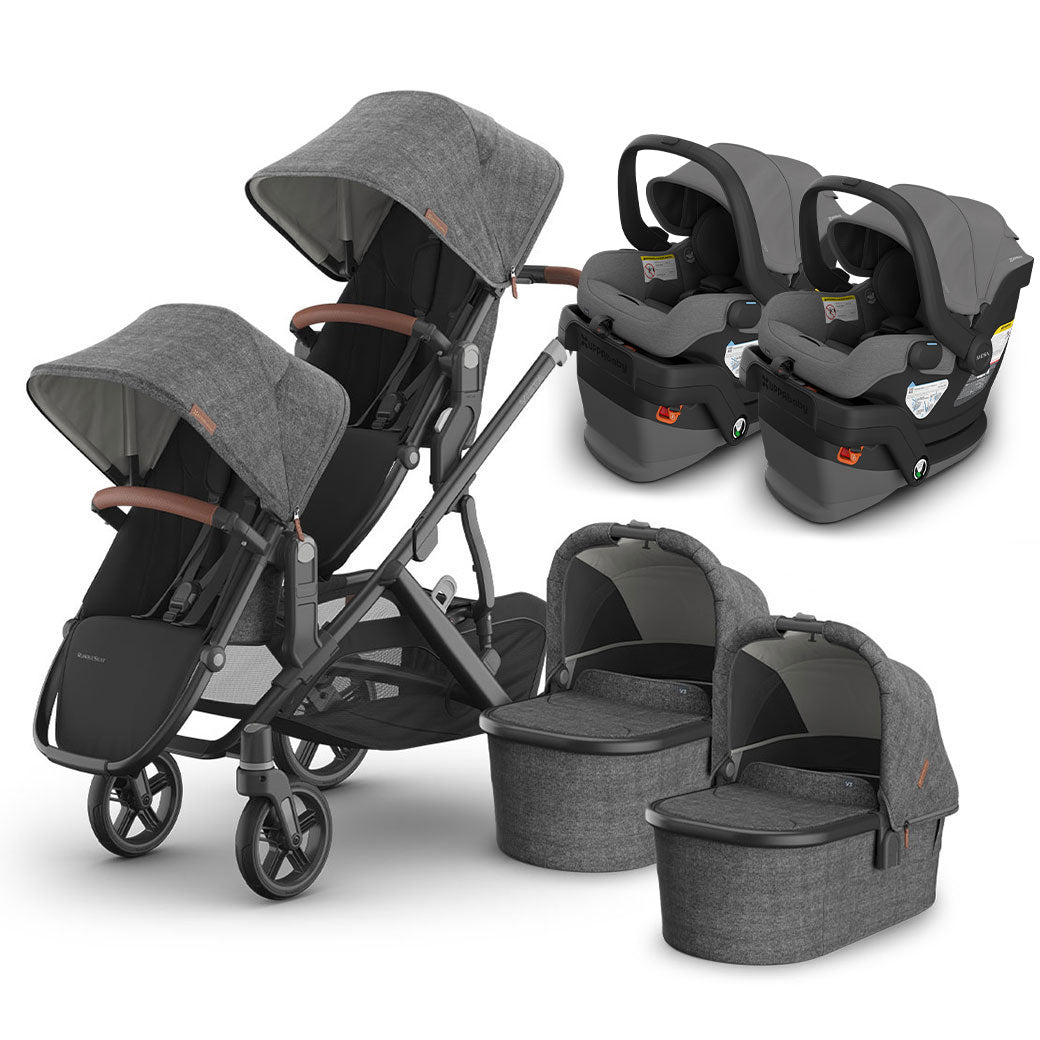 Vista V3 Twin Stroller + MESA Series Travel System