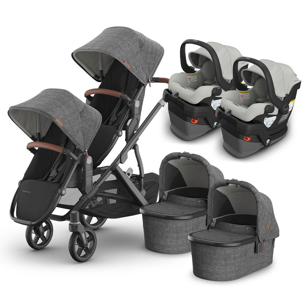 Vista V3 Twin Stroller + MESA Series Travel System