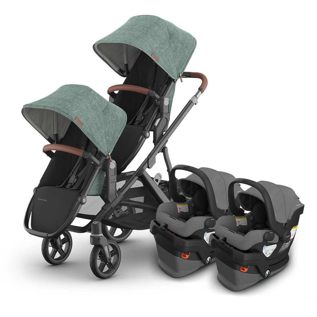 Vista V3 Twin Stroller + MESA Series Travel System