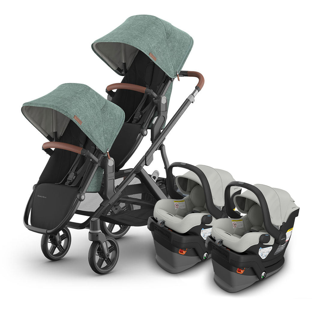 Vista V3 Twin Stroller + MESA Series Travel System