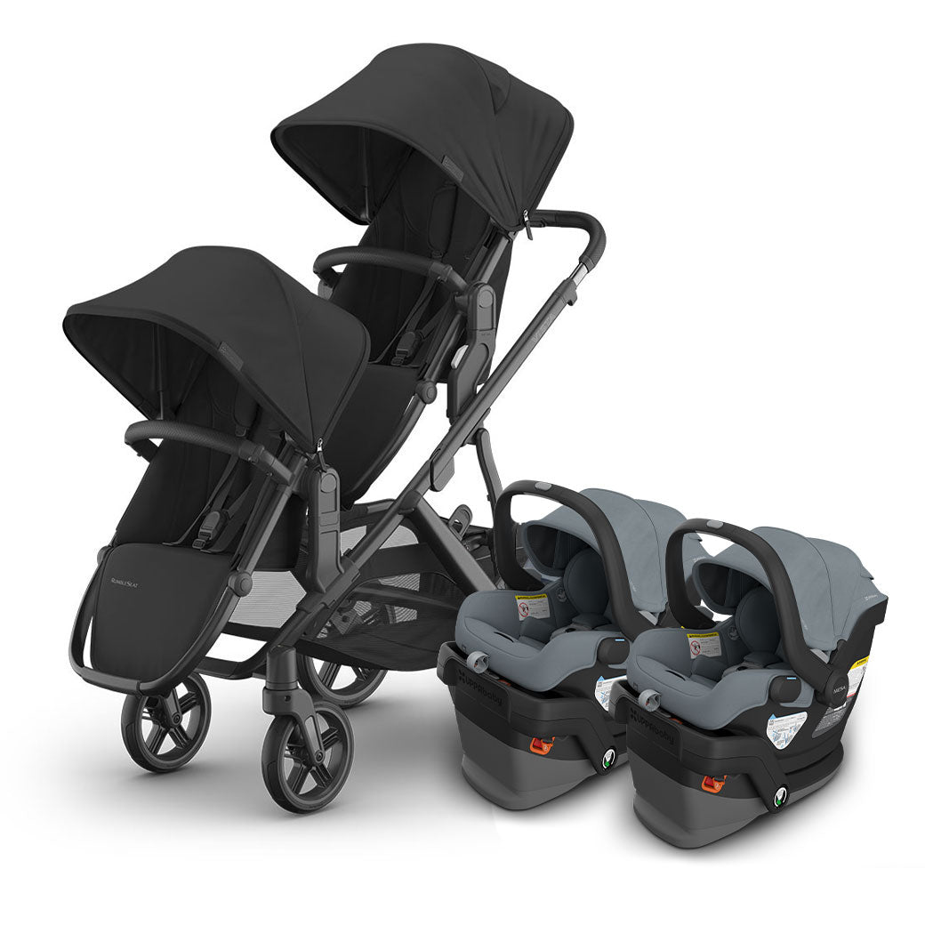 Vista V3 Twin Stroller + MESA Series Travel System