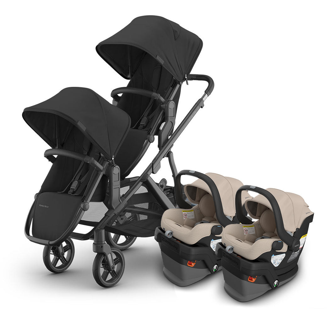 Vista V3 Twin Stroller + MESA Series Travel System