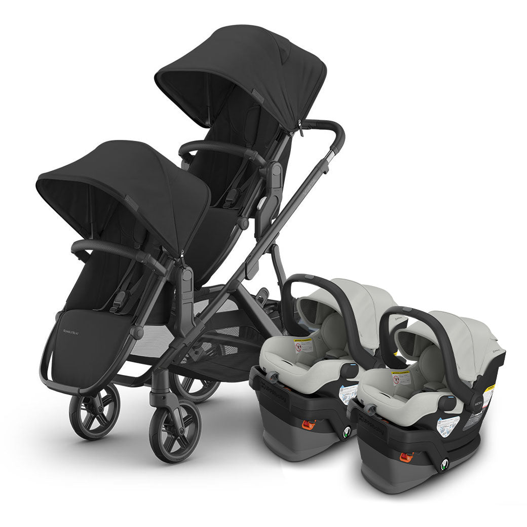 Vista V3 Twin Stroller + MESA Series Travel System