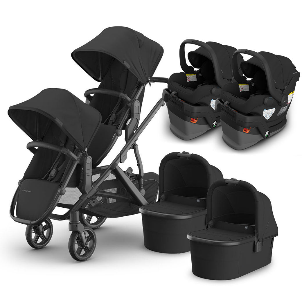 Vista V3 Twin Stroller + MESA Series Travel System