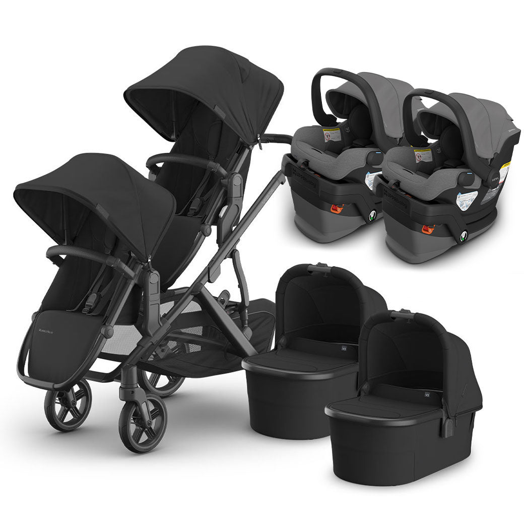 Vista V3 Twin Stroller + MESA Series Travel System