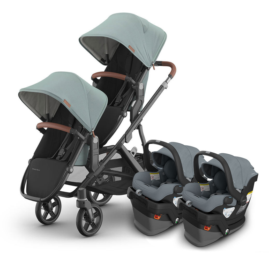 Vista V3 Twin Stroller + MESA Series Travel System